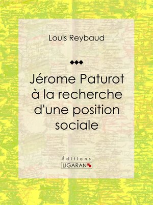 cover image of Jérome Paturot à la recherche d'une position sociale
